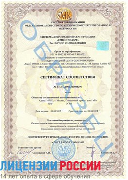 Образец сертификата соответствия Учалы Сертификат ISO/TS 16949